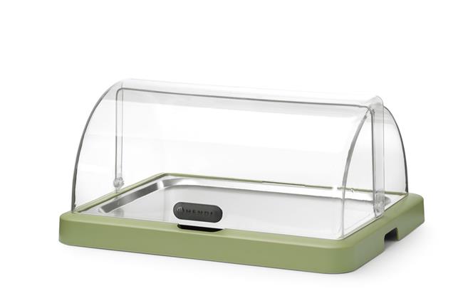 Chladiaca vitrína Duo UNIQ Roll-top, Zelená, 460x355x(H)220mm