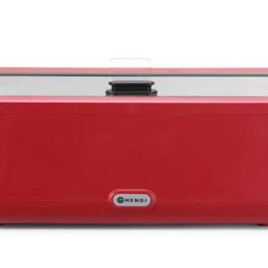 Elektrický ohrievač UNIQ navrhnutý Robertom Bronwasserom, červený, 220-240V/700W, 607x402x(V)245mm 470459