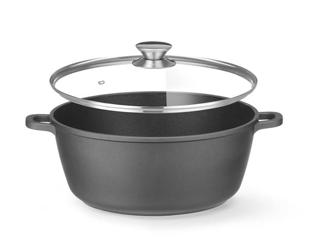 Kastról s nepriľnavým povrchom 7,5L, Čierna, 387x310x(H)130mm – Obrázok 3