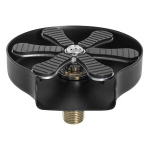 Sklenená sprcha - G3/8" - čierna