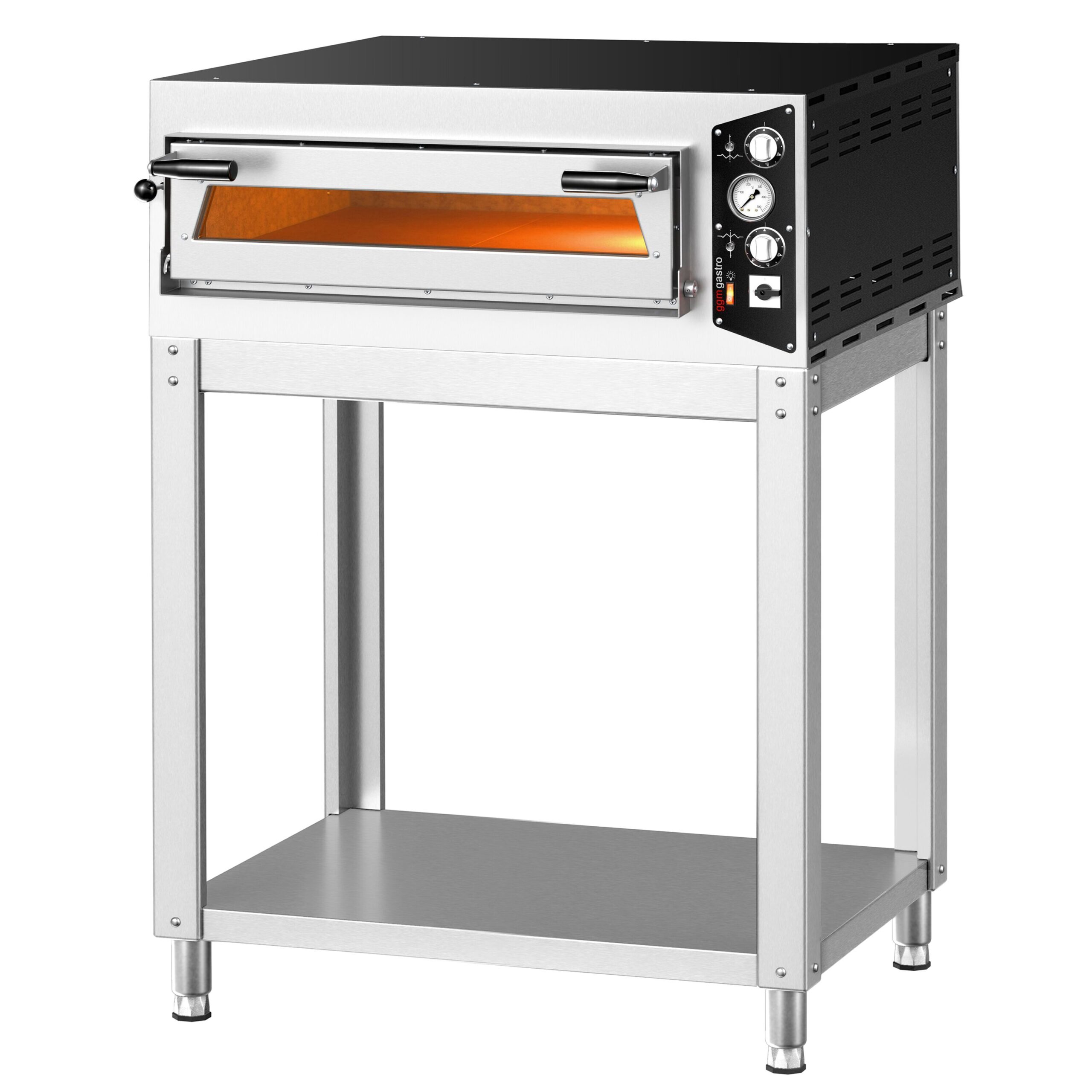 Elektrická pec na pizzu - 4x 35 cm - manuálna - vr. podstavce – Obrázok 3