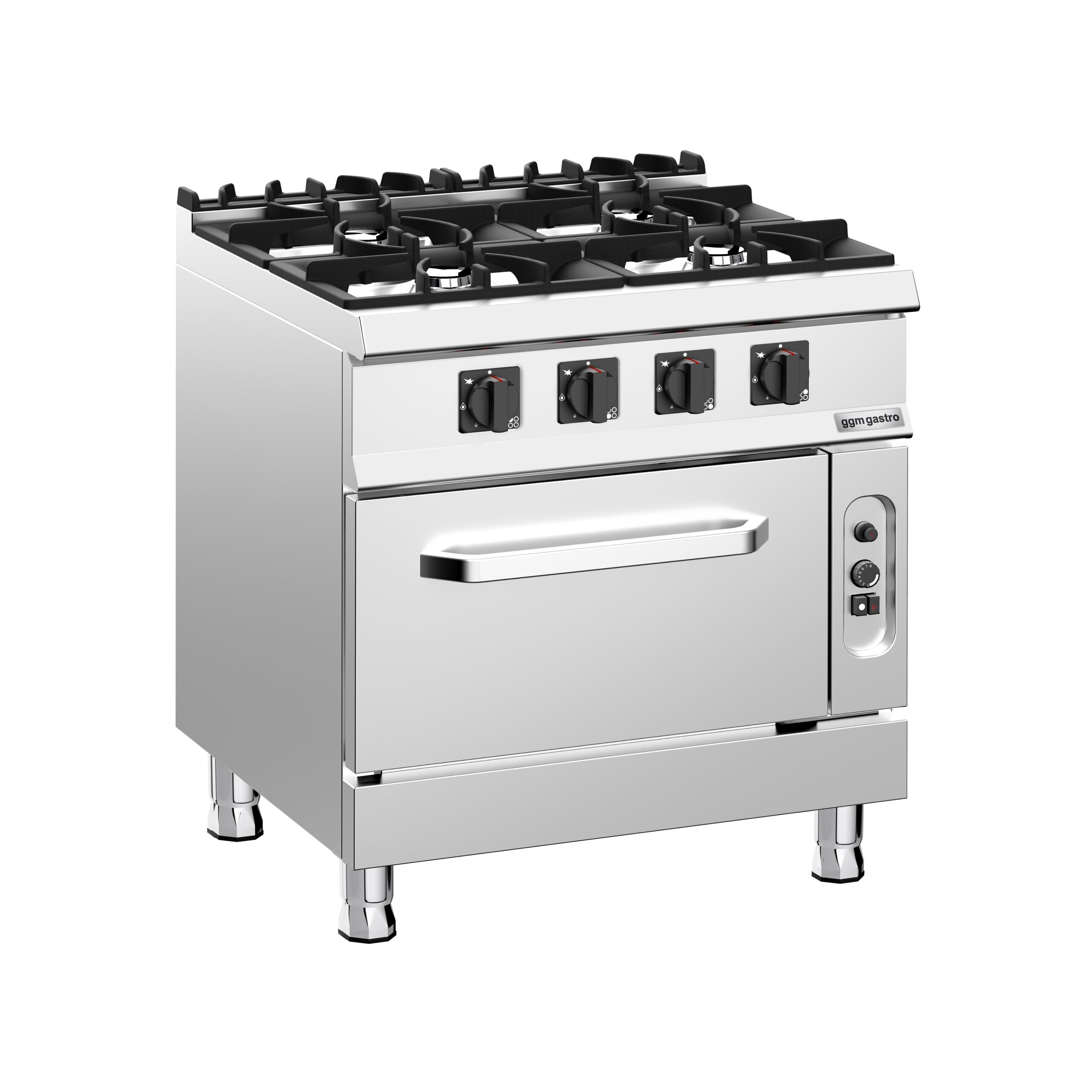 Plynový sporák - 32 kW - 4 horáky - vr. plynové rúry statické - 6 kW