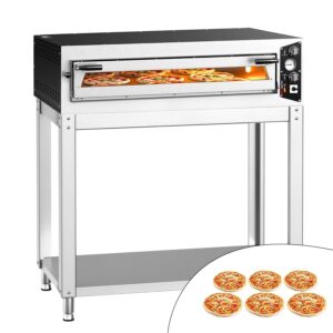 Elektrické kachle na pizzu - 6x 35 cm (široká) - manuálna - vr. podstavce