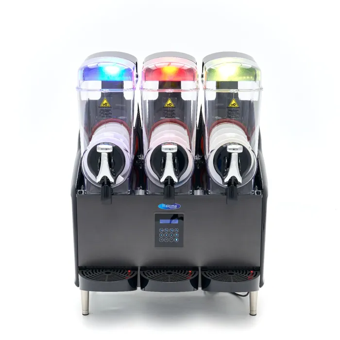Stroj na ľadovú drť - 3x 12 L - Digitálny displej Maxima 09504006 – Obrázok 5
