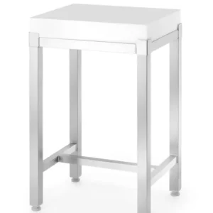 Polyetylénový mäsiarsky klát so základňou, HENDI, 505663 + 505670, 500x400x(H)830mm