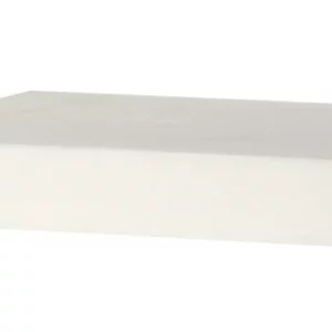 Mäsiarsky blok HDPE, HENDI, Biela, 500x400x(H)80mm