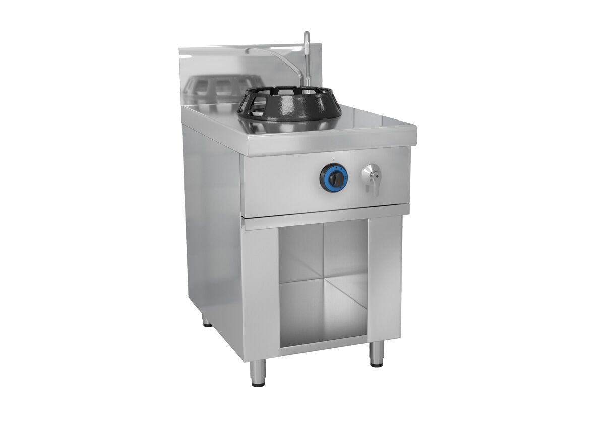 Plynová wok varná doska - 14 kW - 1 horák - vrátane 1 kohútika