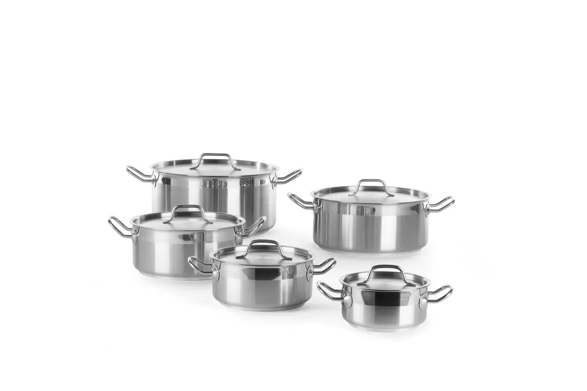 Nízky hrniec – s pokrievkou, HENDI, Profi Line, 12L, 320x(H)150mm – Obrázok 2