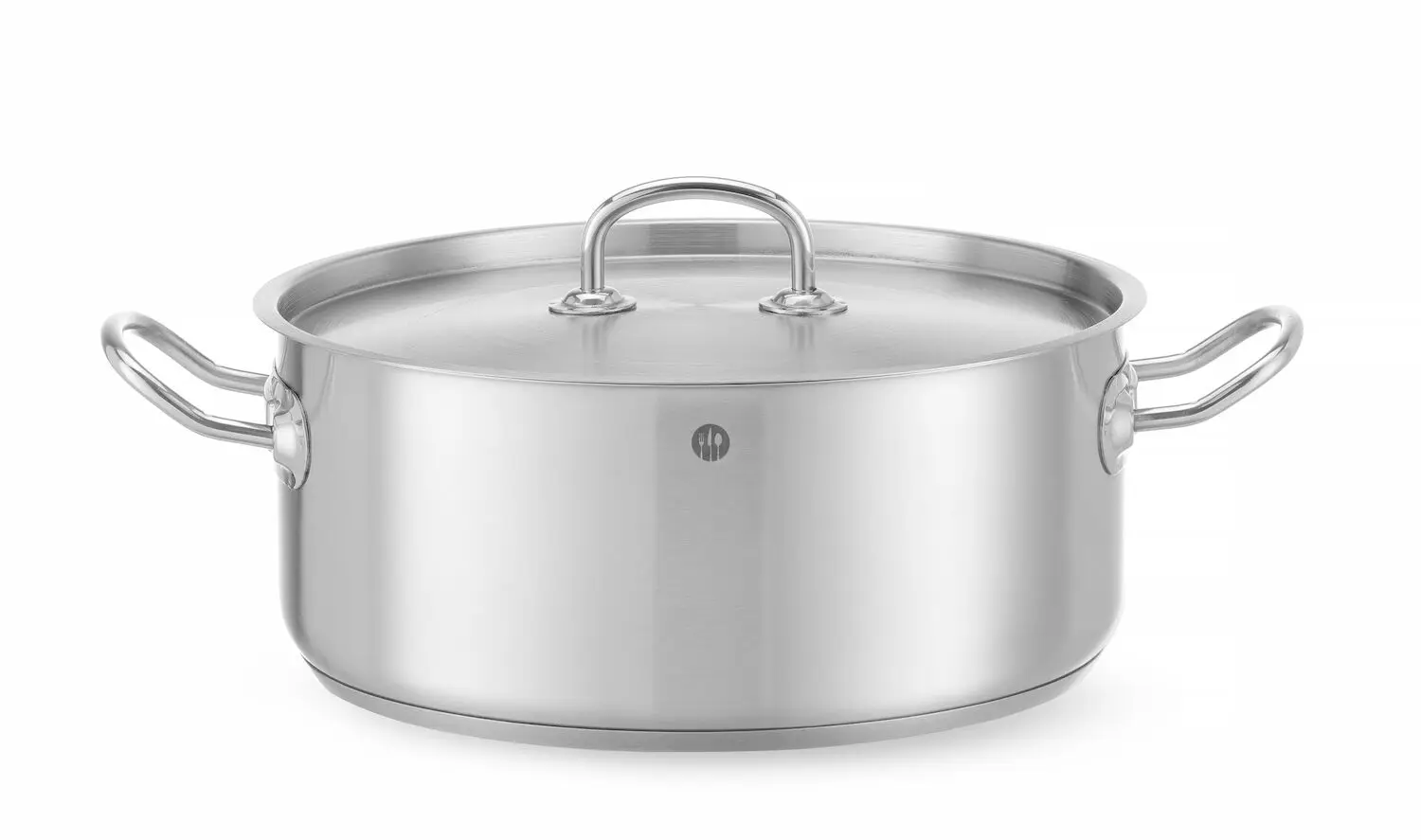 Varný hrniec nízky – s vekom, HENDI, Kitchen Line, 7,3L, 280x(H)120mm