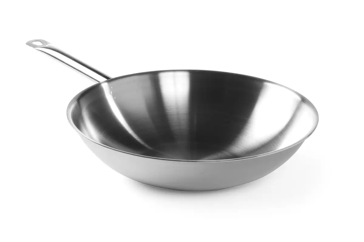 Panvica Wok 3-vrstvová – bez pokrievky, HENDI, 360x(H)90mm