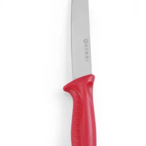 Nože HACCP červenej farby – na surové mäso, HENDI, Červená, (L)285mm
