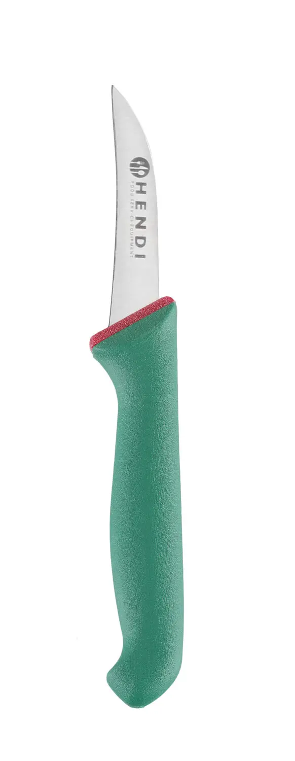 Nôž na šúpanie s ohnutou čepeľou, HENDI, Zelená, (L)170mm