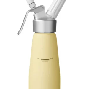 Fľaša na šľahačku , HENDI, 0,5L, Pastelovo žltá, 80x(H)260mm