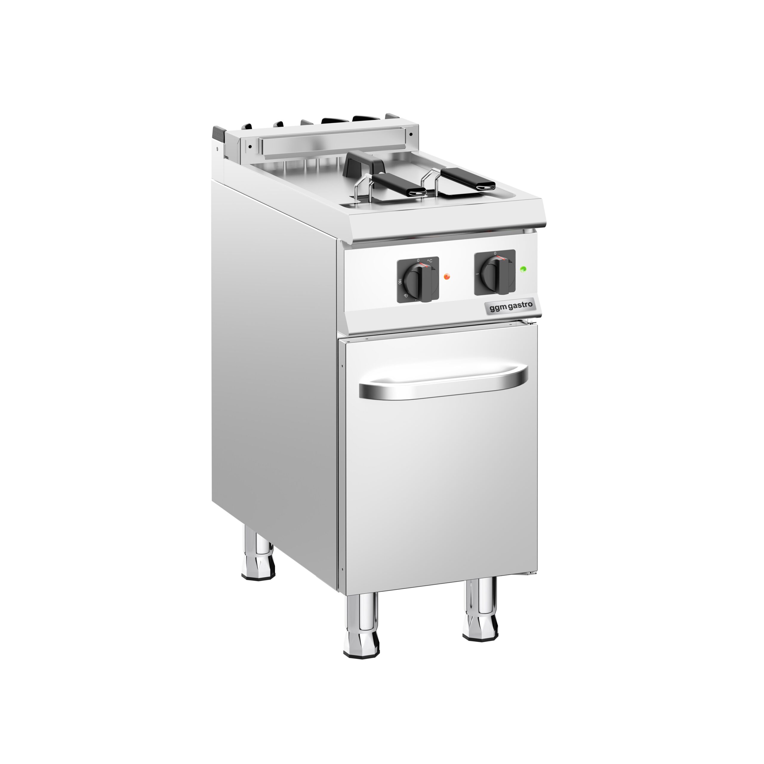Elektrická fritéza - 18 litrov - 14 kW - vrátane základnej jednotky s 1 dvierkami