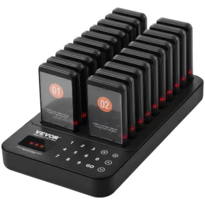 Pager systém / Privolanie zákazníka / 20 ks set čierny
