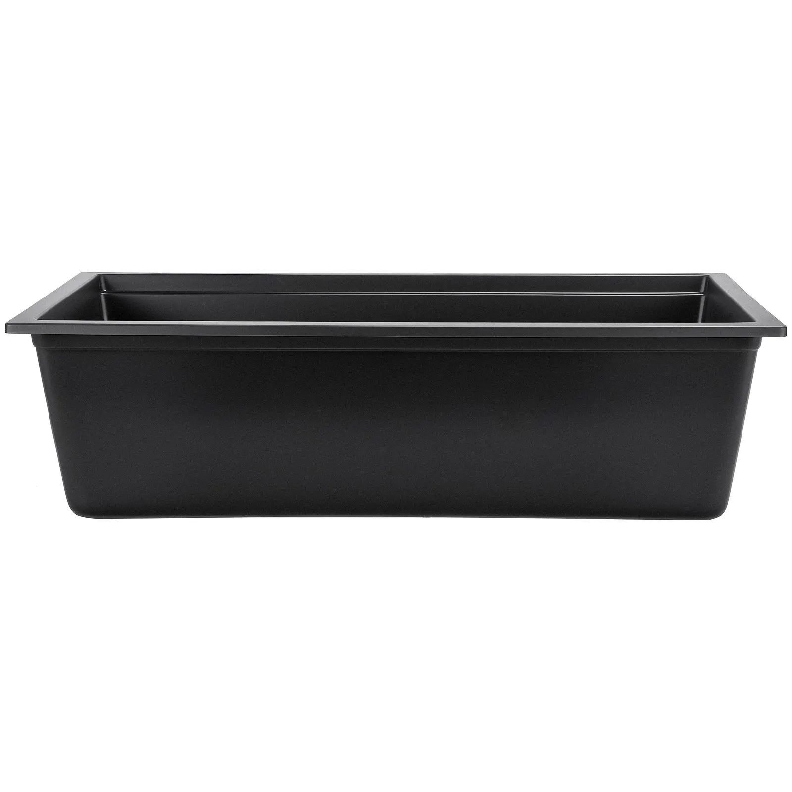 Kuchynský drez Granite (838 x 482 x 254 mm) na povrchovú montáž, vstavaný drez vo vidieckom štýle s príslušenstvom, drez do domácnosti pre obytné automobily, kuchynky na prípravu jedál, bary, čierny – Obrázok 5