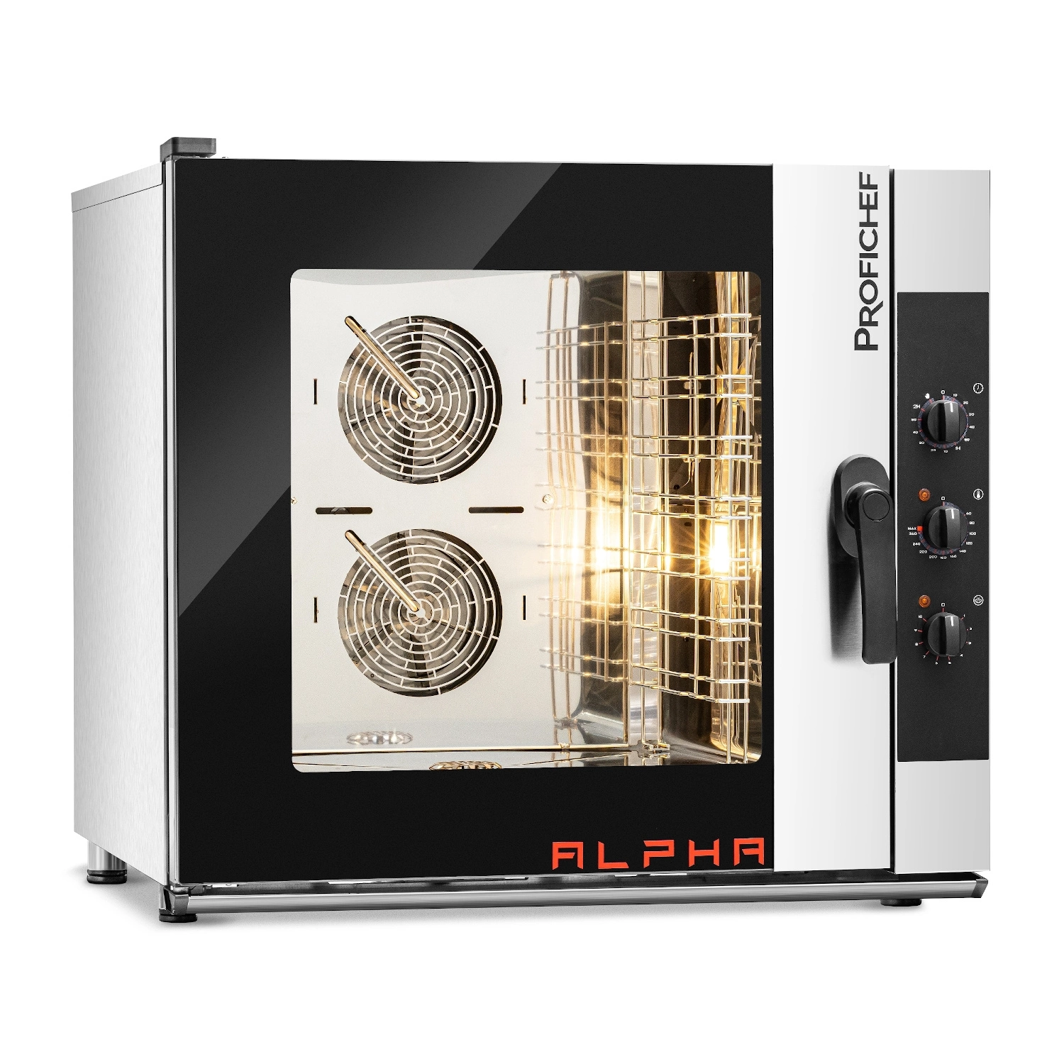 Elektrická konvekčno-parná pec Alpha 7 GN 1/1, manuálne ovládanie, 10,5 kW, 400 V | PROFICHEF PCA311007 – Obrázok 5