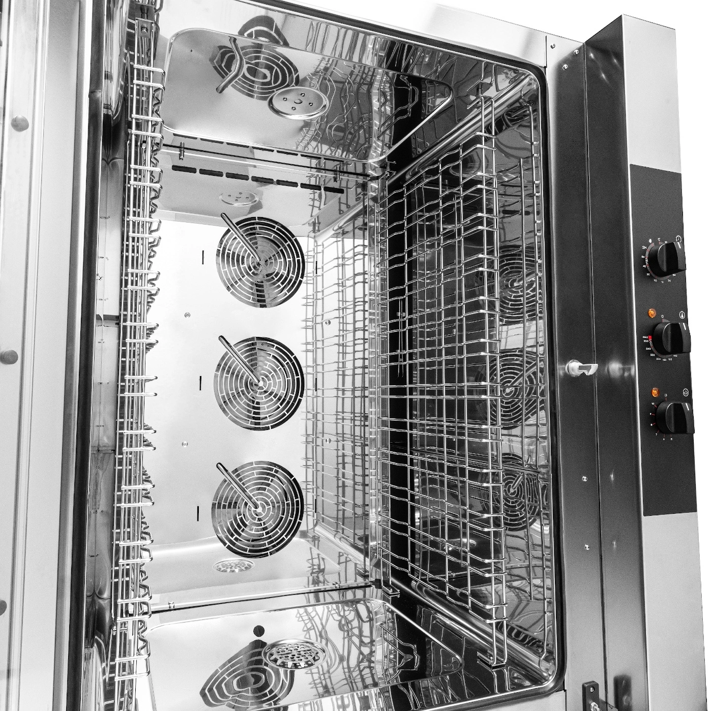 Elektrický konvektomat Alpha 12 GN 1/1, manuálne ovládanie, 15,8 kW, 400 V | PROFICHEF PCA311012 – Obrázok 3