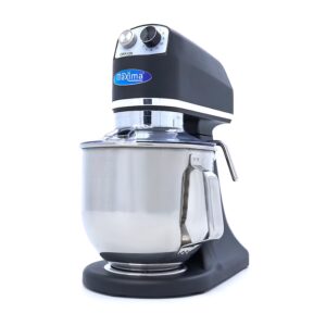 Planetárny mixér - 7 l - do 2 kg cesta - čierna matná