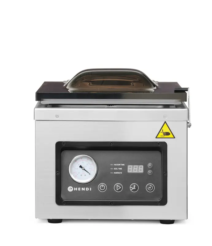 Komorová vákuová balička, HENDI, Profi Line, Zváracia lišta 260 mm, 240V/1000W, 330x480x(H)361mm – Obrázok 2