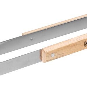 Kliešte Strend Pro Grill, BBQ, pre gril, nerezový, 45cm, drevená rúčka