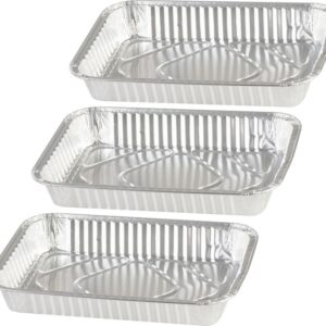 Miska MagicHome, 31,5x21,3x4,4 cm, grilovacia, 3 ks, Alu