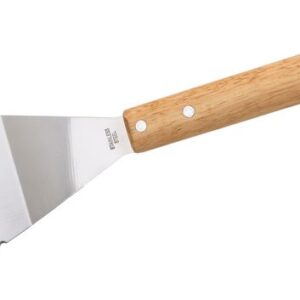 Obracačka Strend Pro Grill, na grilovanie, nerez, s drevenou rúčkou, 41 cm