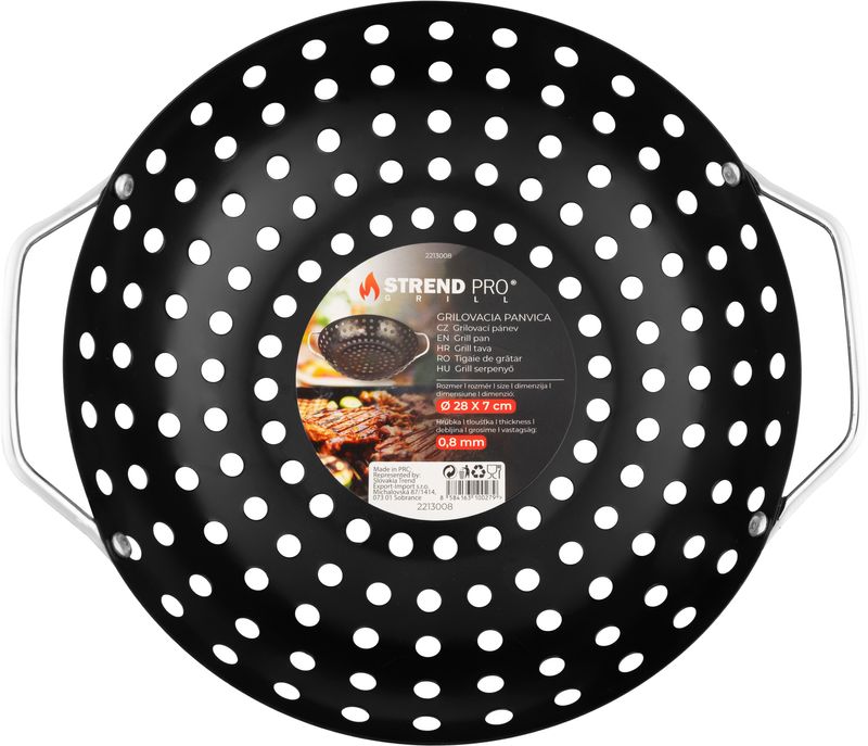 Panvica Strend Pro Grill, grilovacia . 28x7cm, miska – Obrázok 2