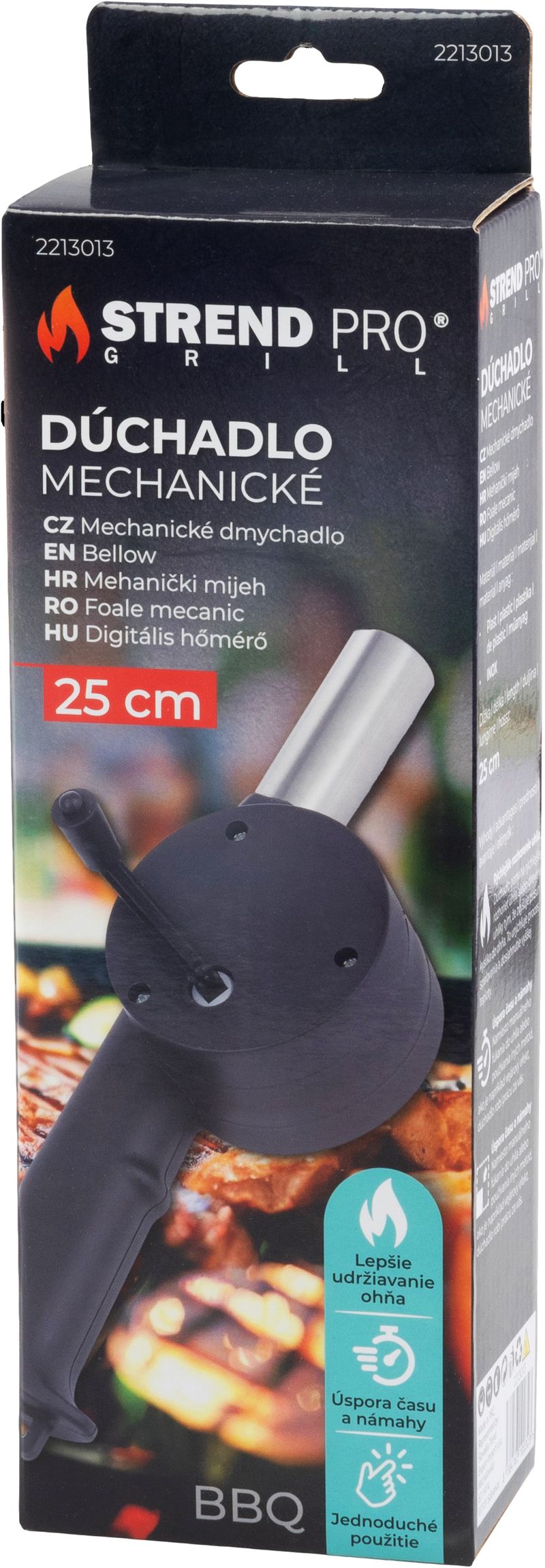 Dúchadlo Strend Pro Grill, mechanické, 25 cm – Obrázok 2