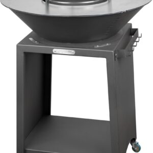 Gril Strend Pro Fiesta, prevedenie antracit, oceľ, priemer 75 cm, s ohniskom