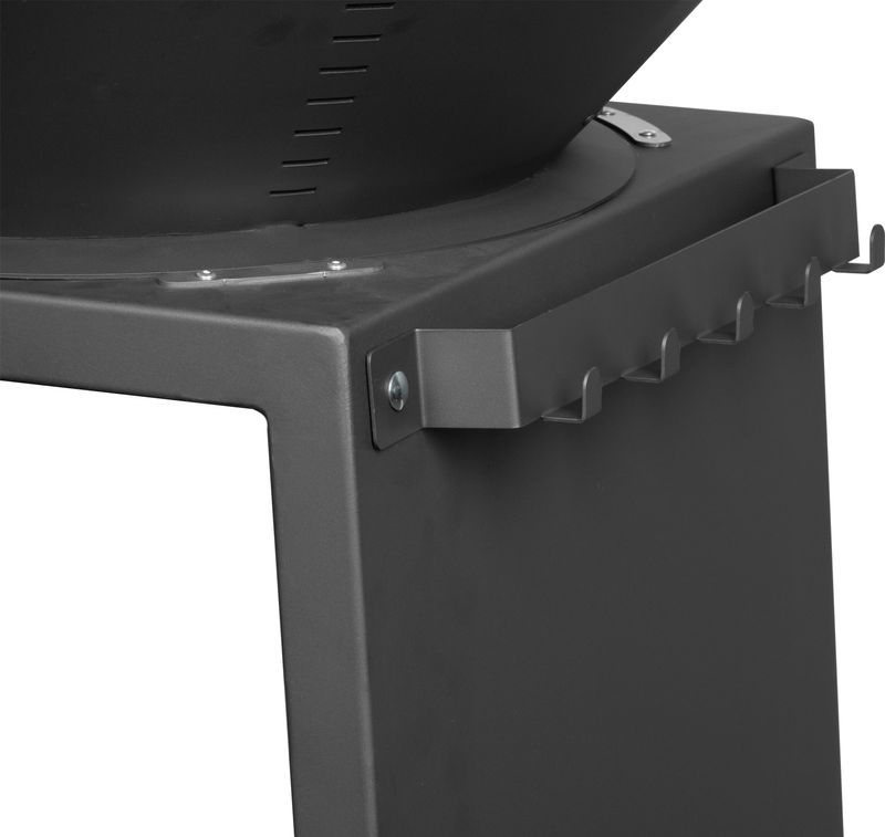 Gril Strend Pro Fiesta, prevedenie antracit, oceľ, priemer 75 cm, s ohniskom – Obrázok 7