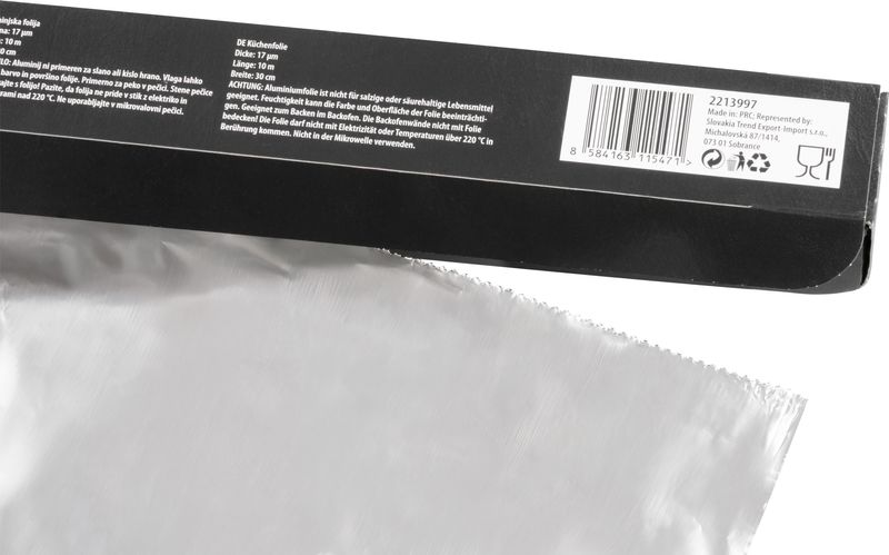 Alobal MagicHome 30 cm, L-10 m, 17 µm, hliníkový, grilovací, EXTRA STRONG – Obrázok 3