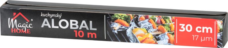 Alobal MagicHome 30 cm, L-10 m, 17 µm, hliníkový, grilovací, EXTRA STRONG – Obrázok 2