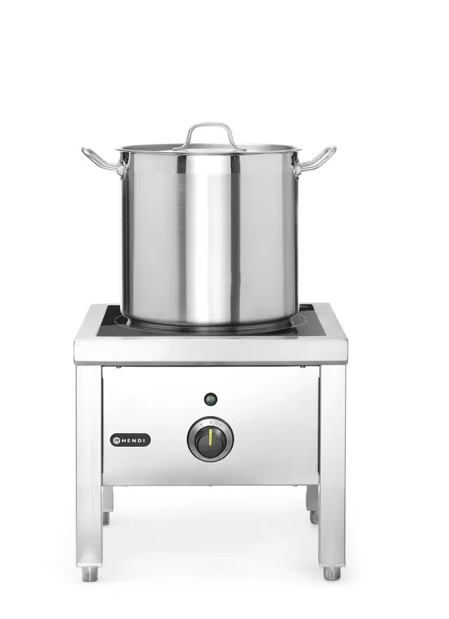 Vysoko výkonný indukčný hrniec, HENDI, 400V/5000W, 422x400x(H)366mm – Obrázok 2