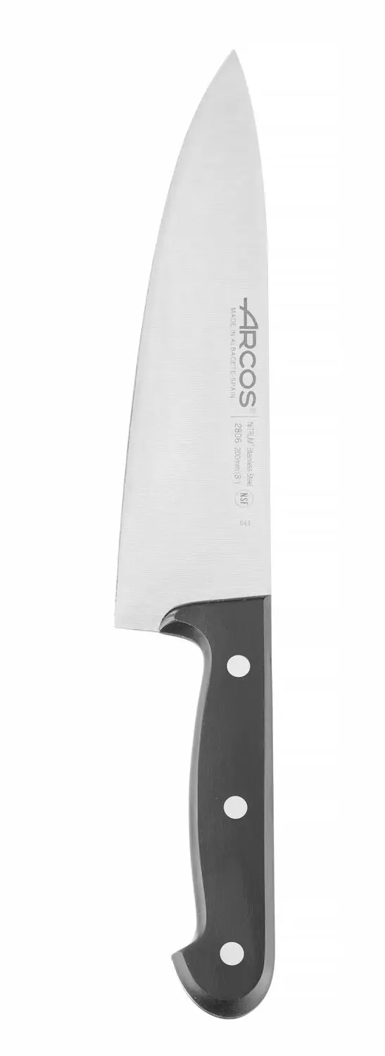 Nôž Chef, séria UNIVERSAL, Arcos, UNIVERSAL, Čierna, (L)314mm