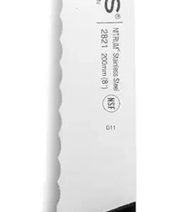Nôž na chlieb, séria UNIVERSAL, Arcoroc, Čierna, (L)320mm