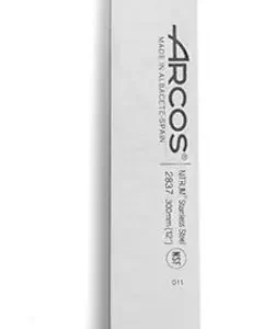 Nôž na krájanie s okrajom Granton, séria UNIVERSAL, Arcos, Čierna, (L)423mm