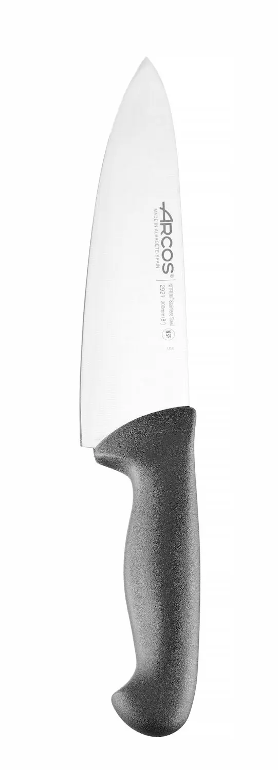 Nôž Chef, séria 2900, Arcos, Čierna, (L)333mm