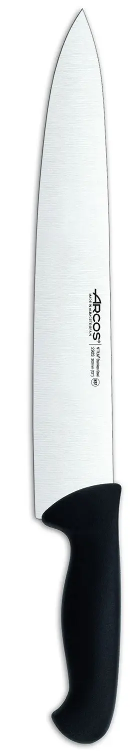 Nôž Chef, séria 2900, Arcos, Čierna, (L)430mm