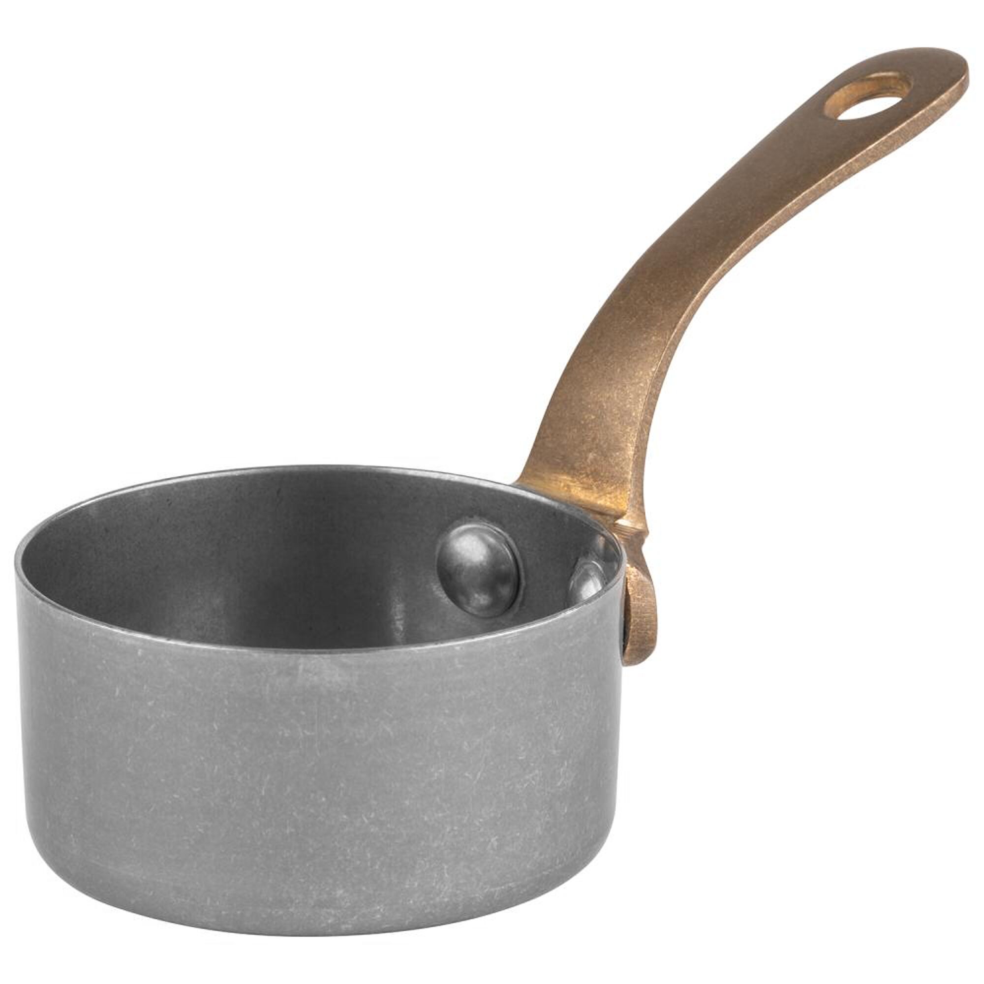 (6 kusov) Hrniec / Servírovací hrniec - VINTARA - Nerezová oceľ - 50 ml - Ø 55 mm – Obrázok 2