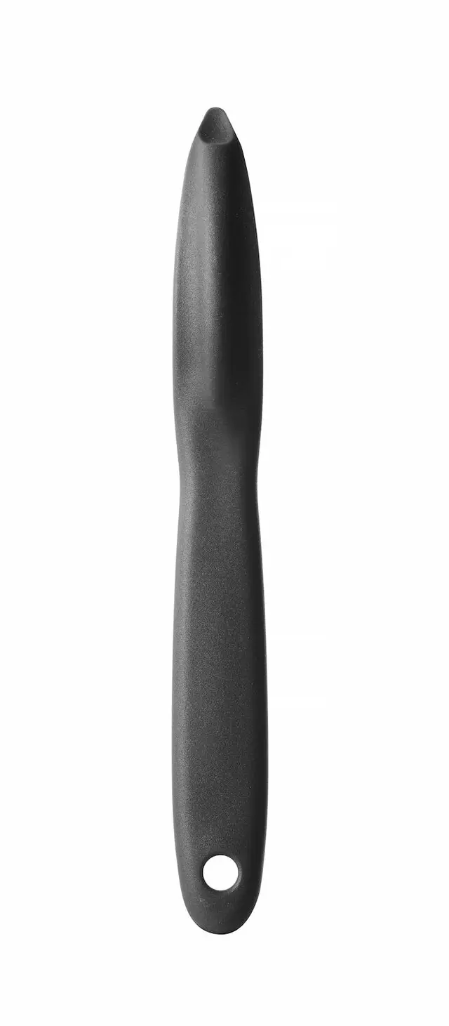 Univerzálna škrabka s vrúbkovanou čepeľou, HENDI, Čierna, (L)175mm – Obrázok 2