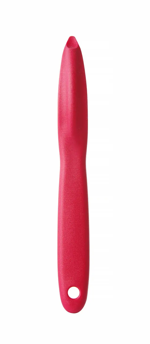 Univerzálna škrabka s vrúbkovanou čepeľou, HENDI, Červená, (L)175mm – Obrázok 2