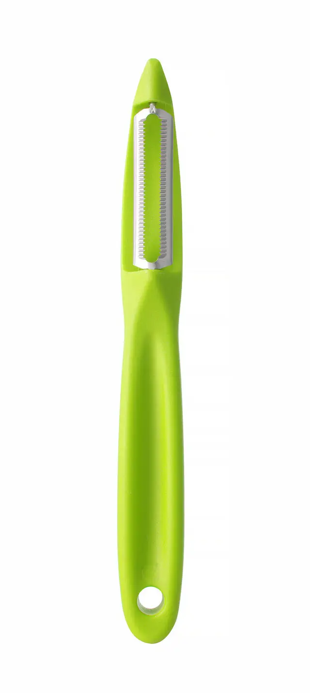 Univerzálna škrabka s vrúbkovanou čepeľou, HENDI, Zelená, (L)175mm