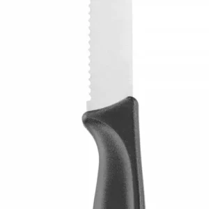 Nôž na steak, zúbkovaný, HENDI, Čierna, (L)227mm