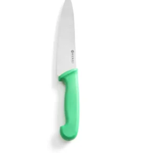 Nože HACCP zelenej farby – na zeleninu a ovocie, HENDI, Zelená, (L)320mm