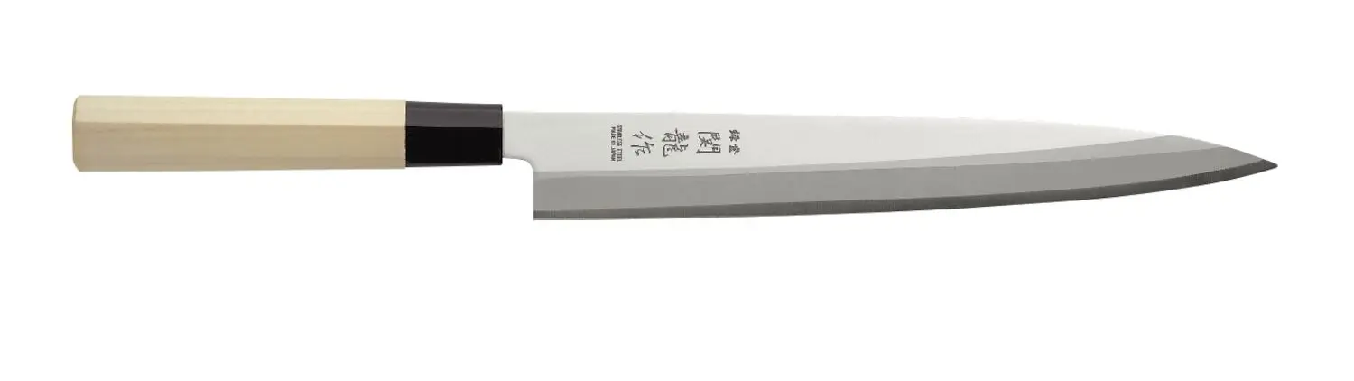Japonský nôž Sashimi, HENDI, Svetlá dubová, (L)375mm