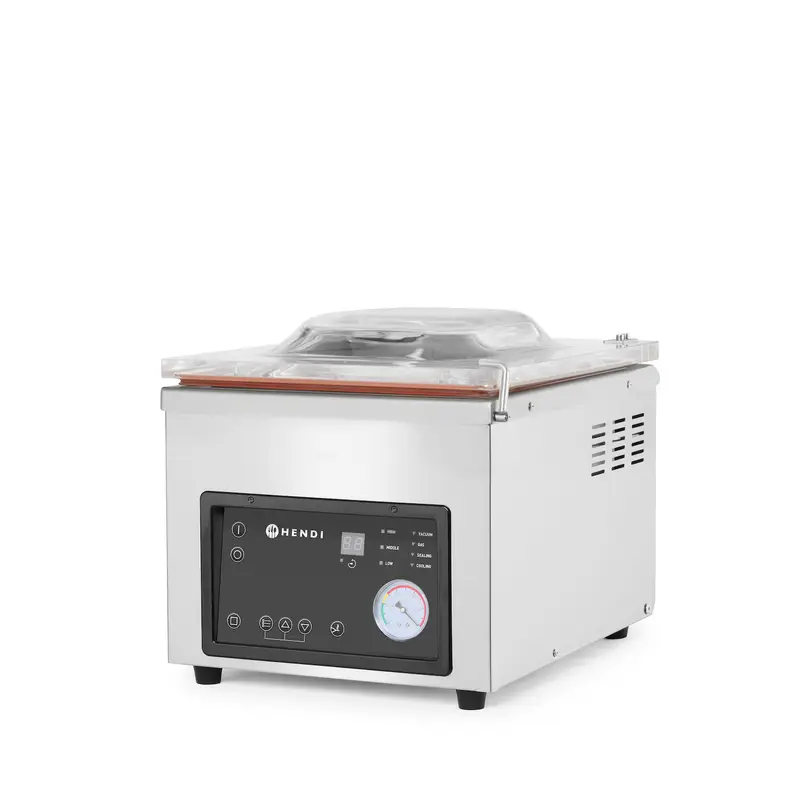 Komorová vákuová balička, HENDI, Profi Line, Zváracia lišta 260 mm, 230V/370W, 330x480x(H)360mm – Obrázok 2