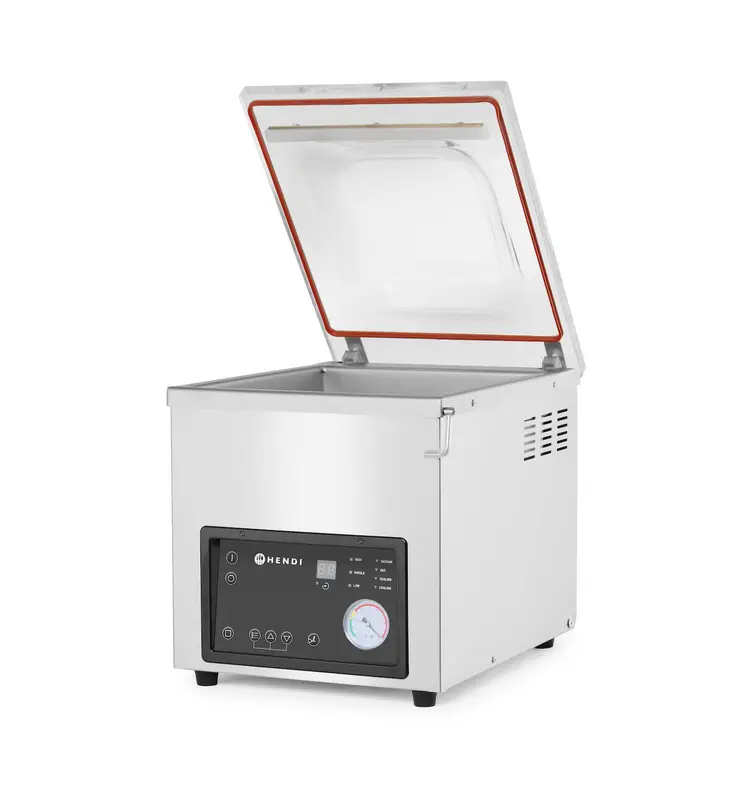 Vákuový baliaci stroj Profi Line - komorový, HENDI, Profi Line, Zváracia lišta 350 mm, 230V/750W, 450x555x(H)480mm – Obrázok 3