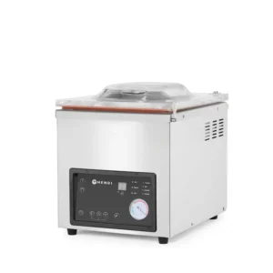 Vákuový baliaci stroj Profi Line - komorový, HENDI, Profi Line, Zváracia lišta 350 mm, 230V/750W, 450x555x(H)480mm