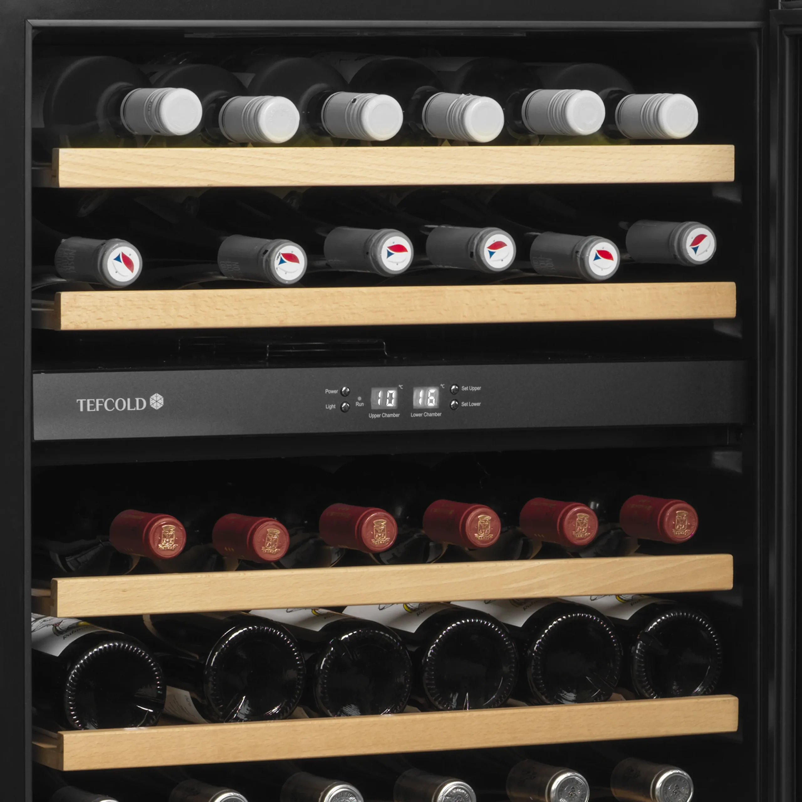 Vinotéka – 141 L/48 fliaš | TEFCOLD TFW200-S – Obrázok 2